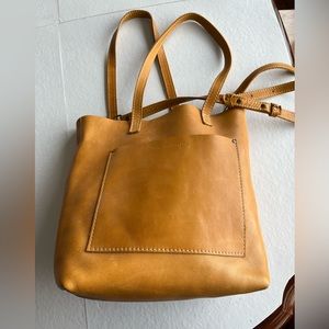 Portland leather goods sunflower crossbody tote